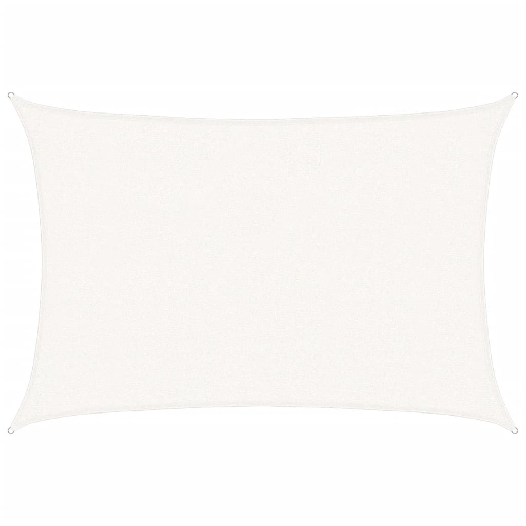 Sunshade Sail 160 g/m² White 2.5x3.5 m HDPE