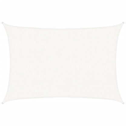 Sunshade Sail 160 g/m² White 2.5x3.5 m HDPE