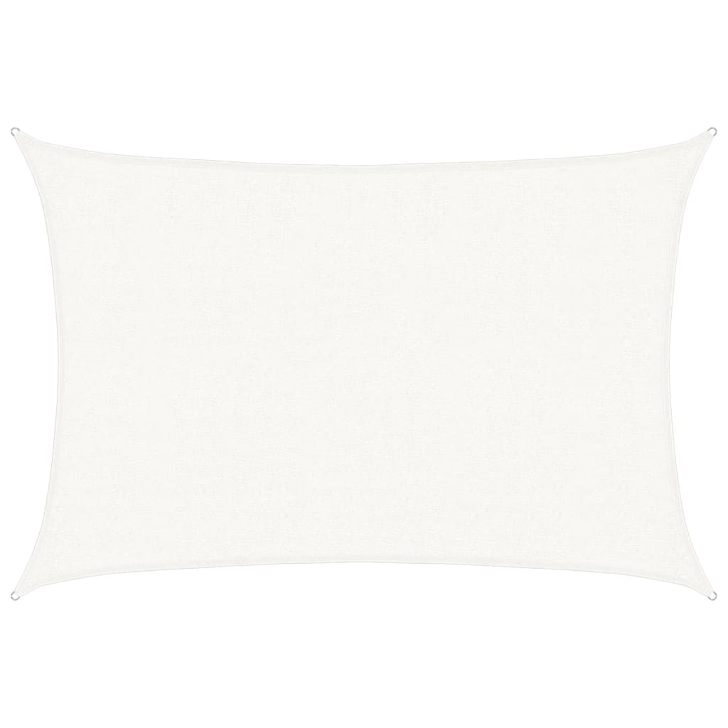 Sunshade Sail 160 g/m² White 2.5x4 m HDPE