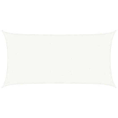 Sunshade Sail 160 g/m² White 2.5x4.5 m HDPE