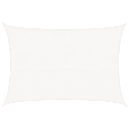 Sunshade Sail 160 g/m² White 3.5x4.5 m HDPE