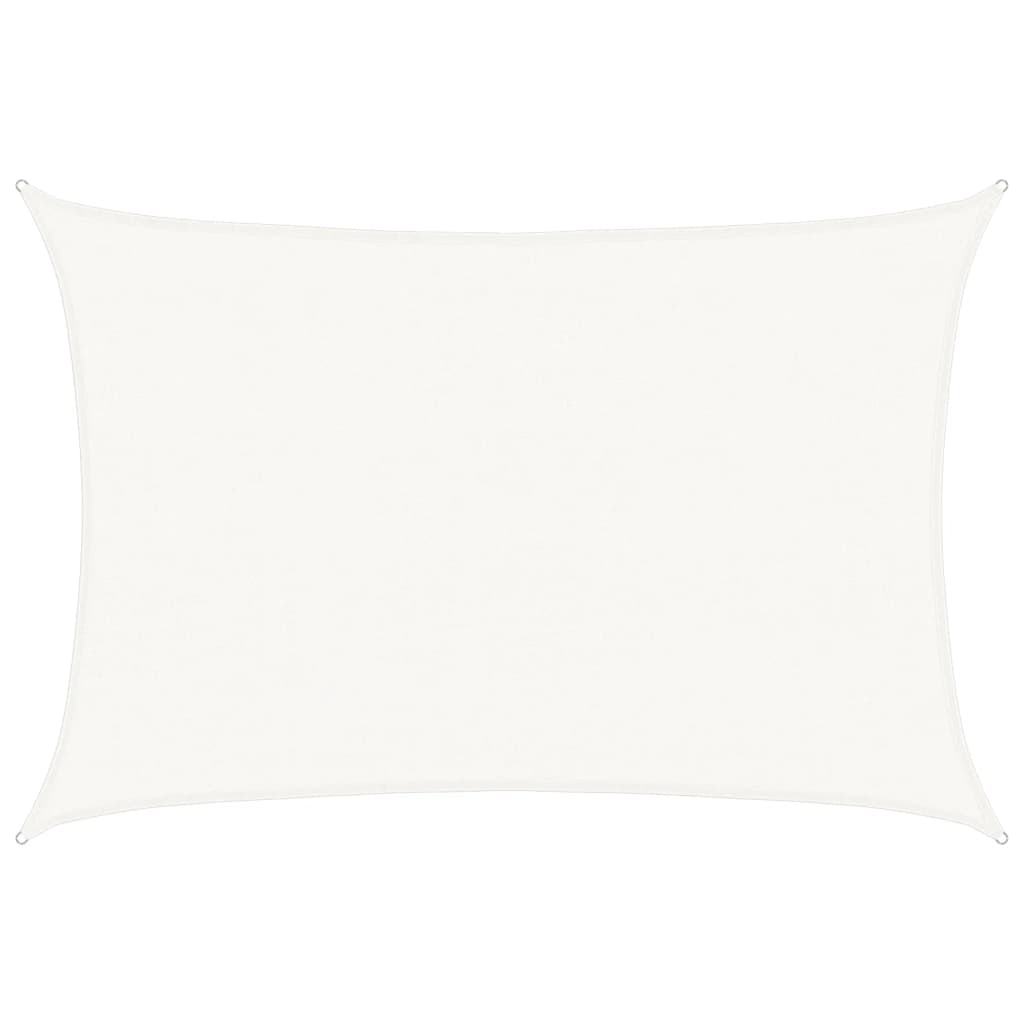 Sunshade Sail 160 g/m² White 4x5 m HDPE