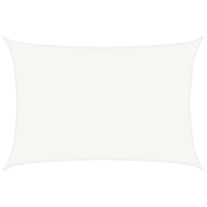 Sunshade Sail 160 g/m² White 5x6 m HDPE