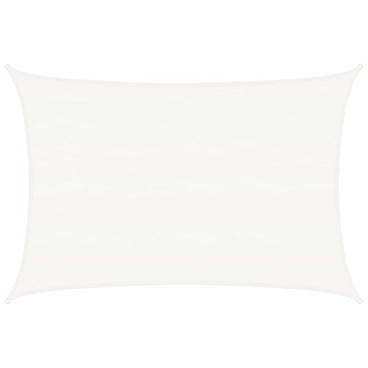 Sunshade Sail 160 g/m² White 5x7 m HDPE