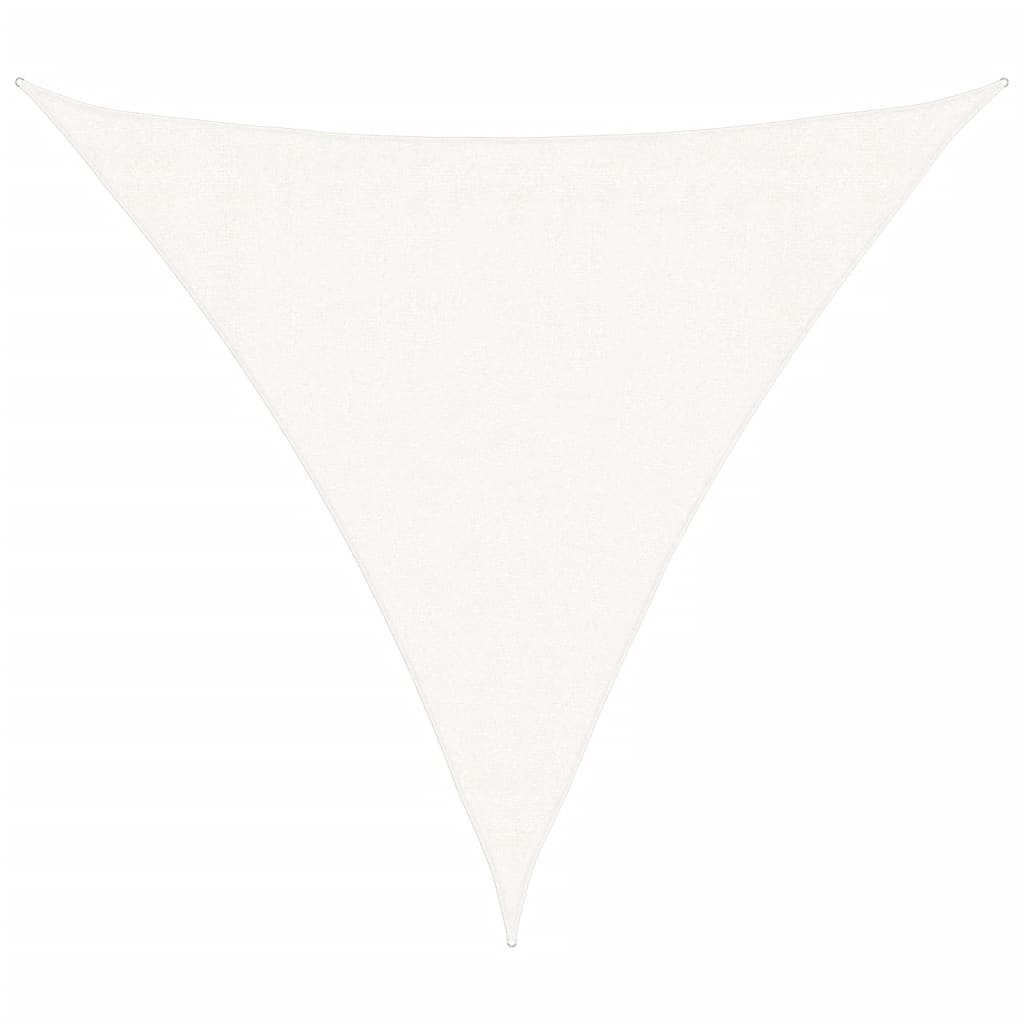 Sunshade Sail 160 g/m² White 3x3x3 m HDPE