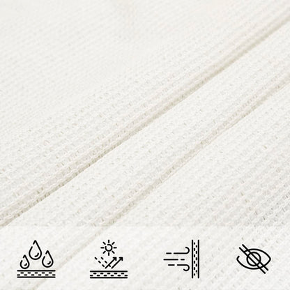 Sunshade Sail 160 g/m² White 3x3x4.2 m HDPE