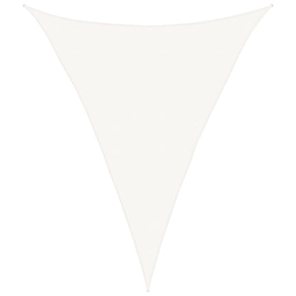 Sunshade Sail 160 g/m² White 5x7x7 m HDPE