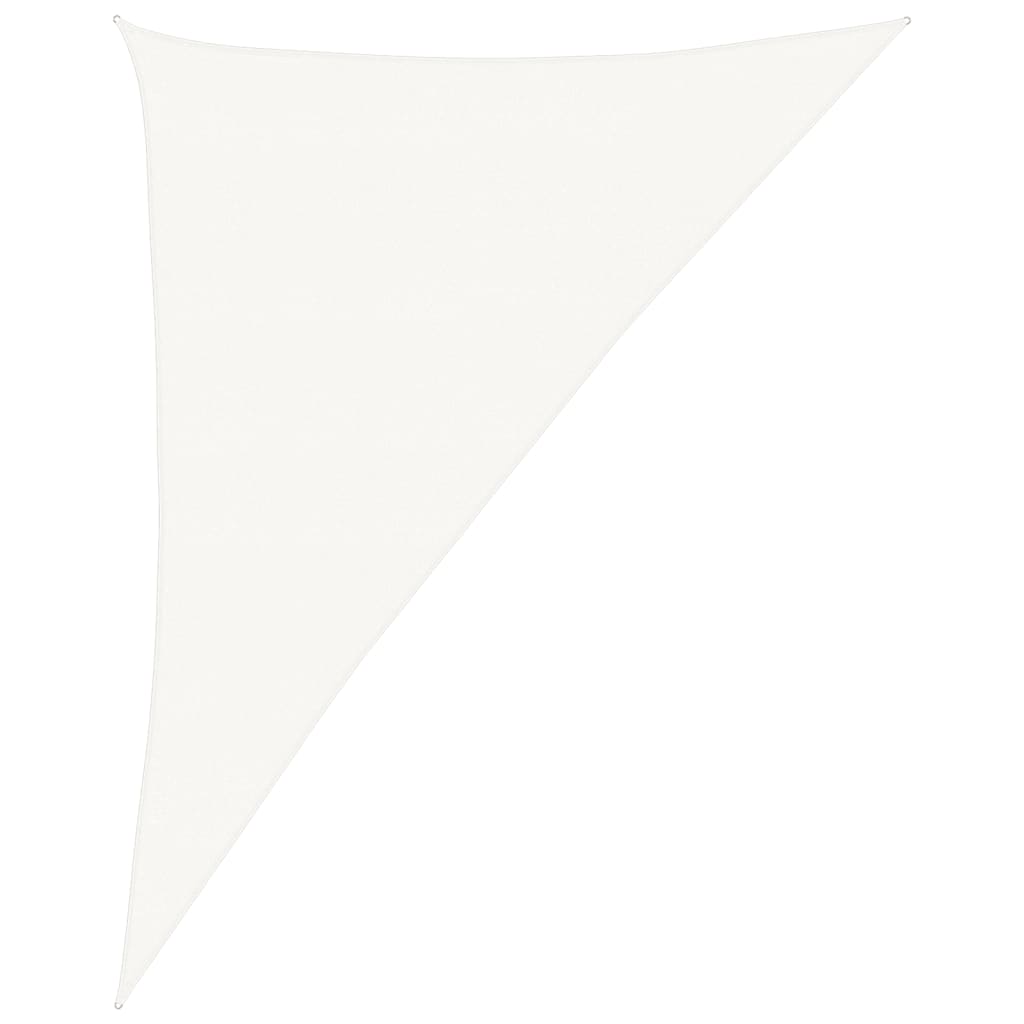 Sunshade Sail 160 g/m² White 4x5x6.8 m HDPE