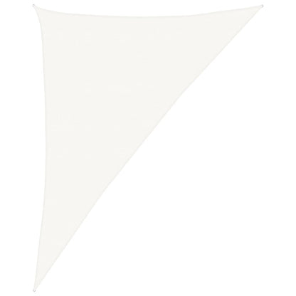 Sunshade Sail 160 g/m² White 4x5x6.8 m HDPE