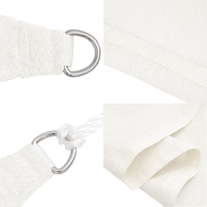 Sunshade Sail 160 g/m² White 4x5x6.8 m HDPE