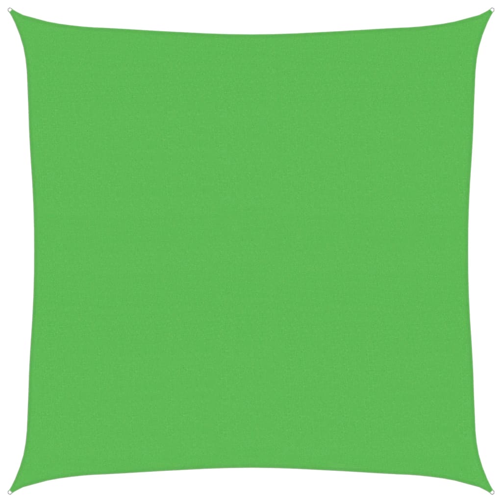 Sunshade Sail 160 g/m² Light Green 6x6 m HDPE