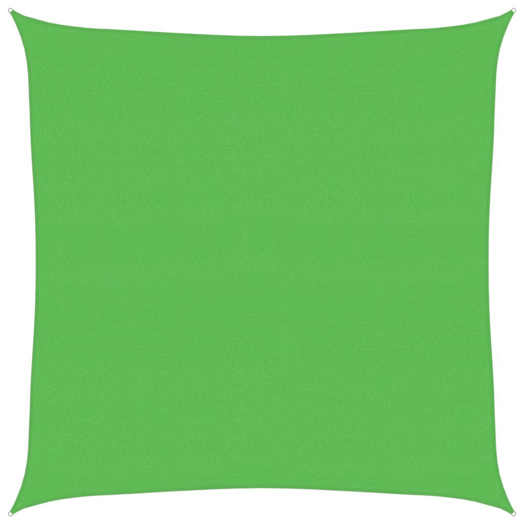 Sunshade Sail 160 g/m² Light Green 6x6 m HDPE