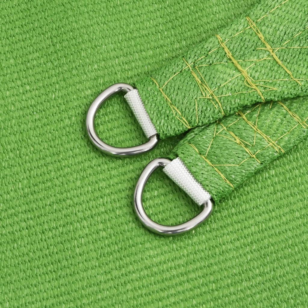 Sunshade Sail 160 g/m² Light Green 6x6 m HDPE