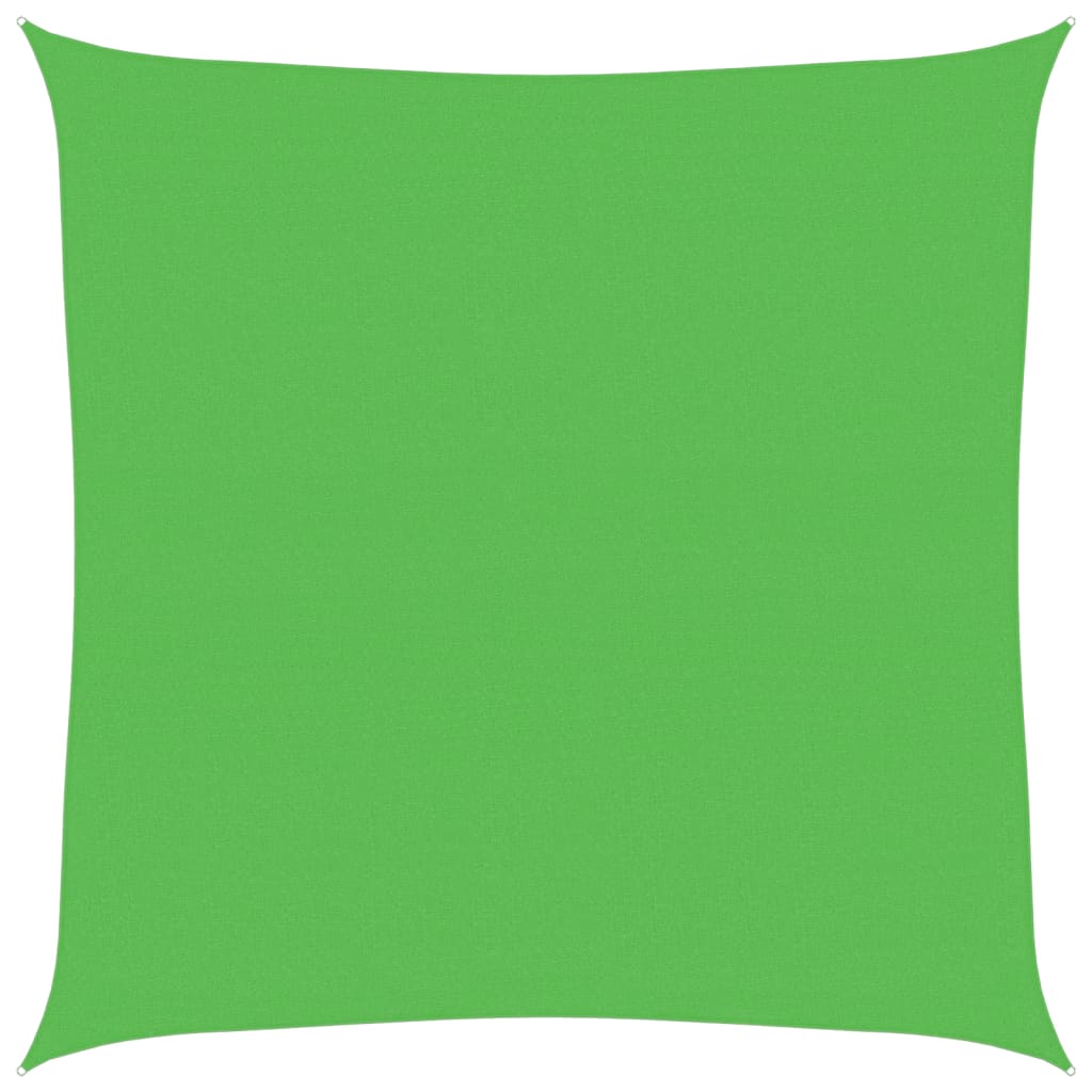 Sunshade Sail 160 g/m² Light Green 7x7 m HDPE