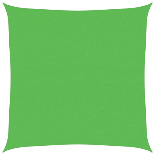 Sunshade Sail 160 g/m² Light Green 7x7 m HDPE