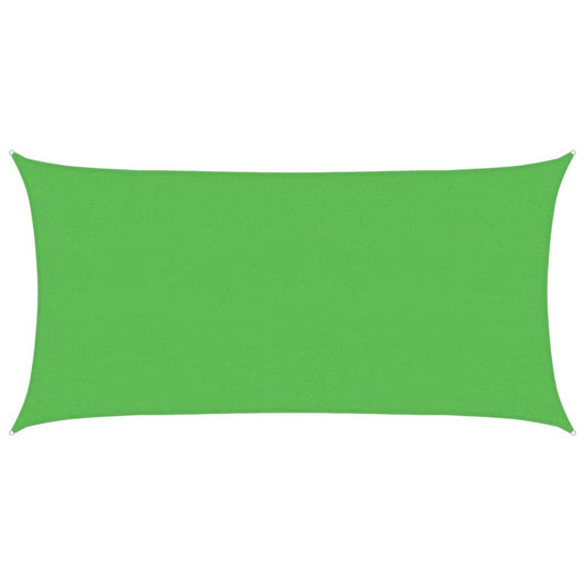 Sunshade Sail 160 g/m² Light Green 2x4 m HDPE