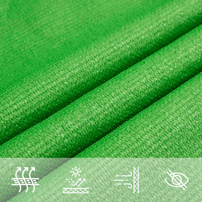 Sunshade Sail 160 g/m² Light Green 2x4 m HDPE