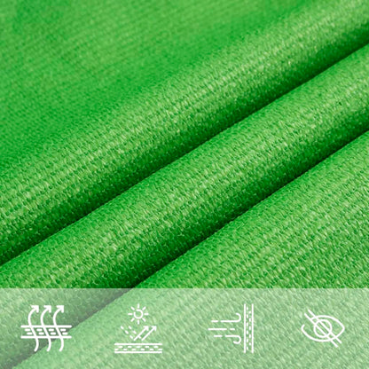 Sunshade Sail 160 g/m² Light Green 2.5x3 m HDPE
