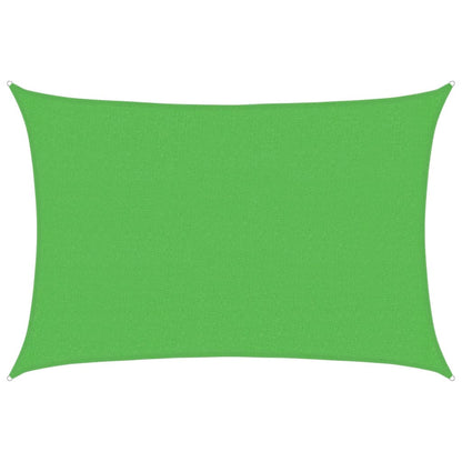 Sunshade Sail 160 g/m² Light Green 2.5x3.5 m HDPE