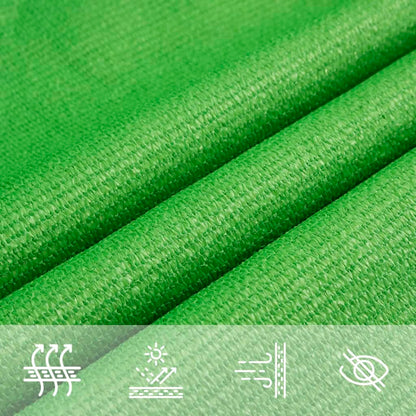 Sunshade Sail 160 g/m² Light Green 2.5x3.5 m HDPE