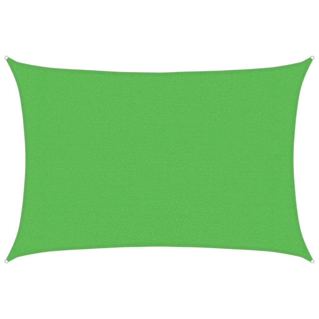 Sunshade Sail 160 g/m² Light Green 3x4 m HDPE
