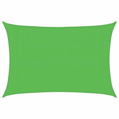 Sunshade Sail 160 g/m² Light Green 3x4.5 m HDPE