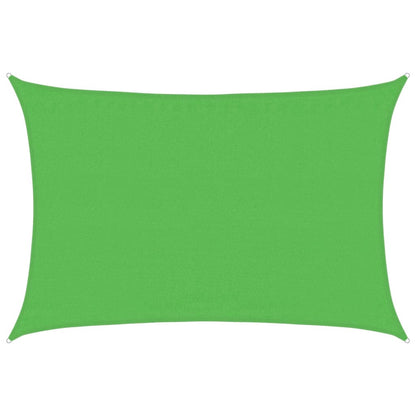Sunshade Sail 160 g/m² Light Green 3.5x5 m HDPE
