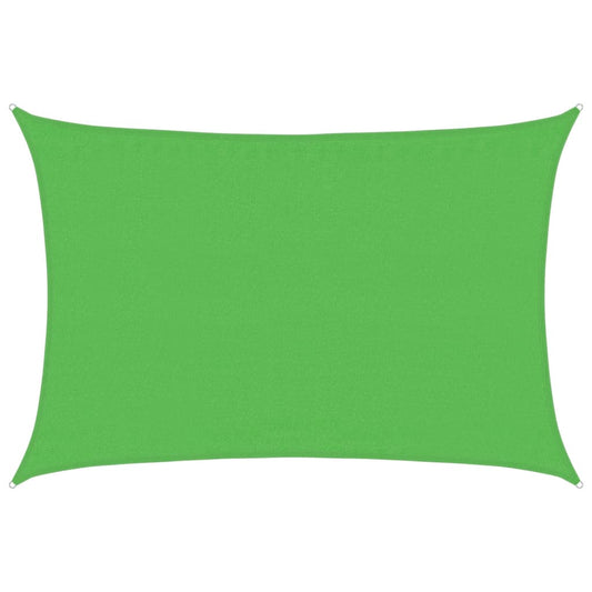 Sunshade Sail 160 g/m² Light Green 3.5x5 m HDPE