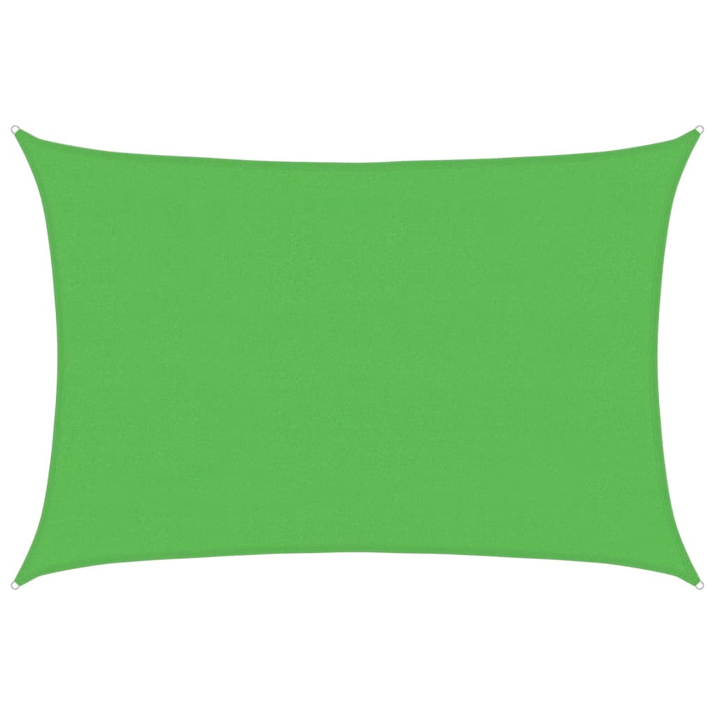 Sunshade Sail 160 g/m² Light Green 4x6 m HDPE