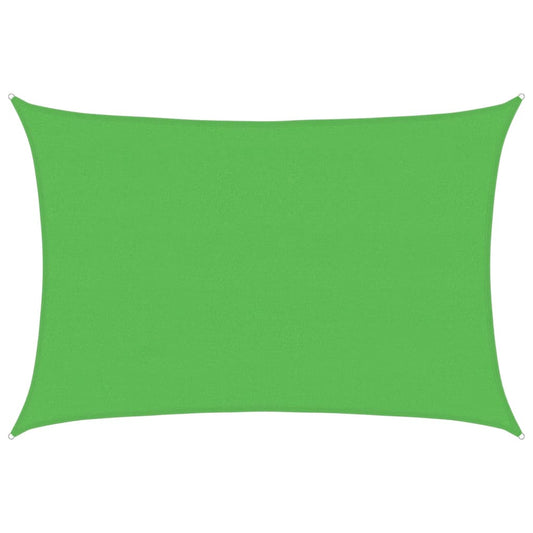 Sunshade Sail 160 g/m² Light Green 4x6 m HDPE