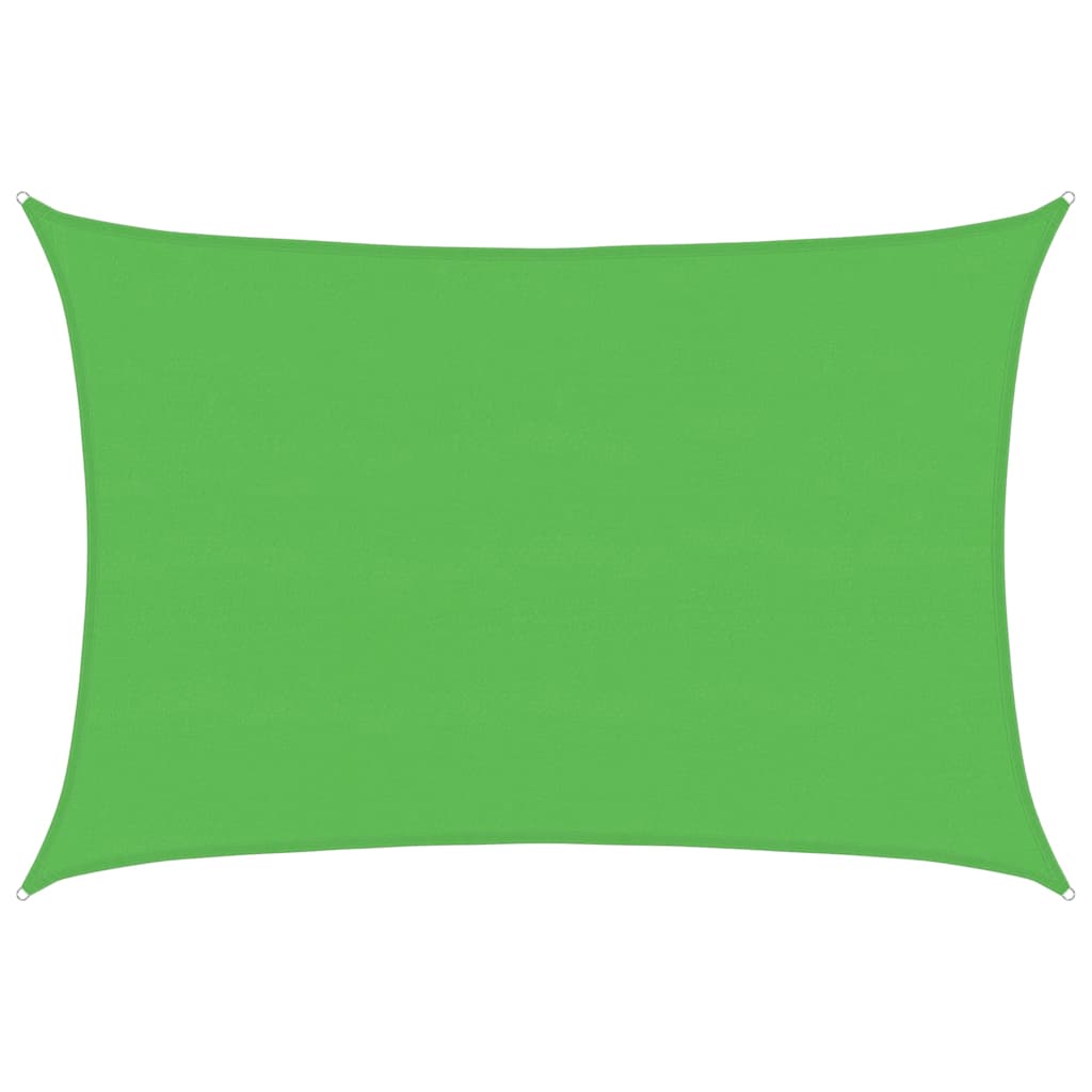Sunshade Sail 160 g/m² Light Green 5x6 m HDPE