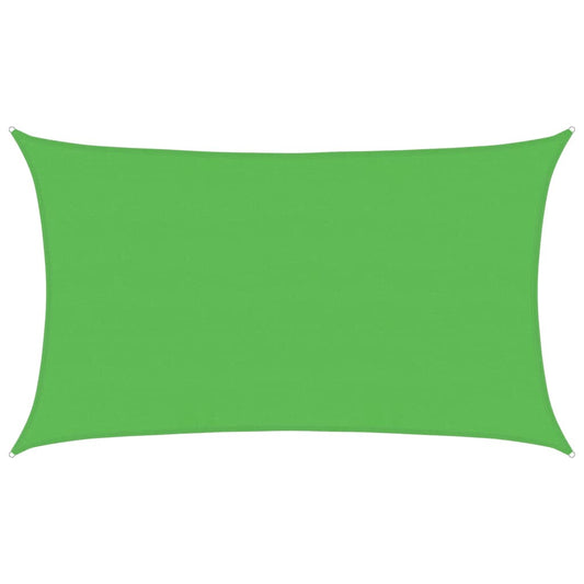 Sunshade Sail 160 g/m² Light Green 5x8 m HDPE