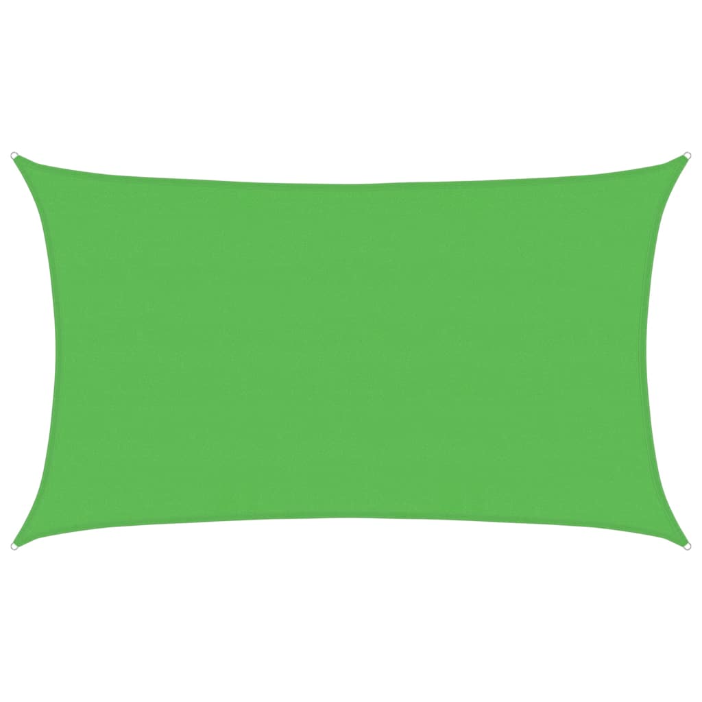 Sunshade Sail 160 g/m² Light Green 5x8 m HDPE