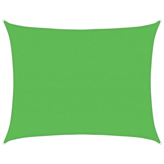 Sunshade Sail 160 g/m² Light Green 6x7 m HDPE