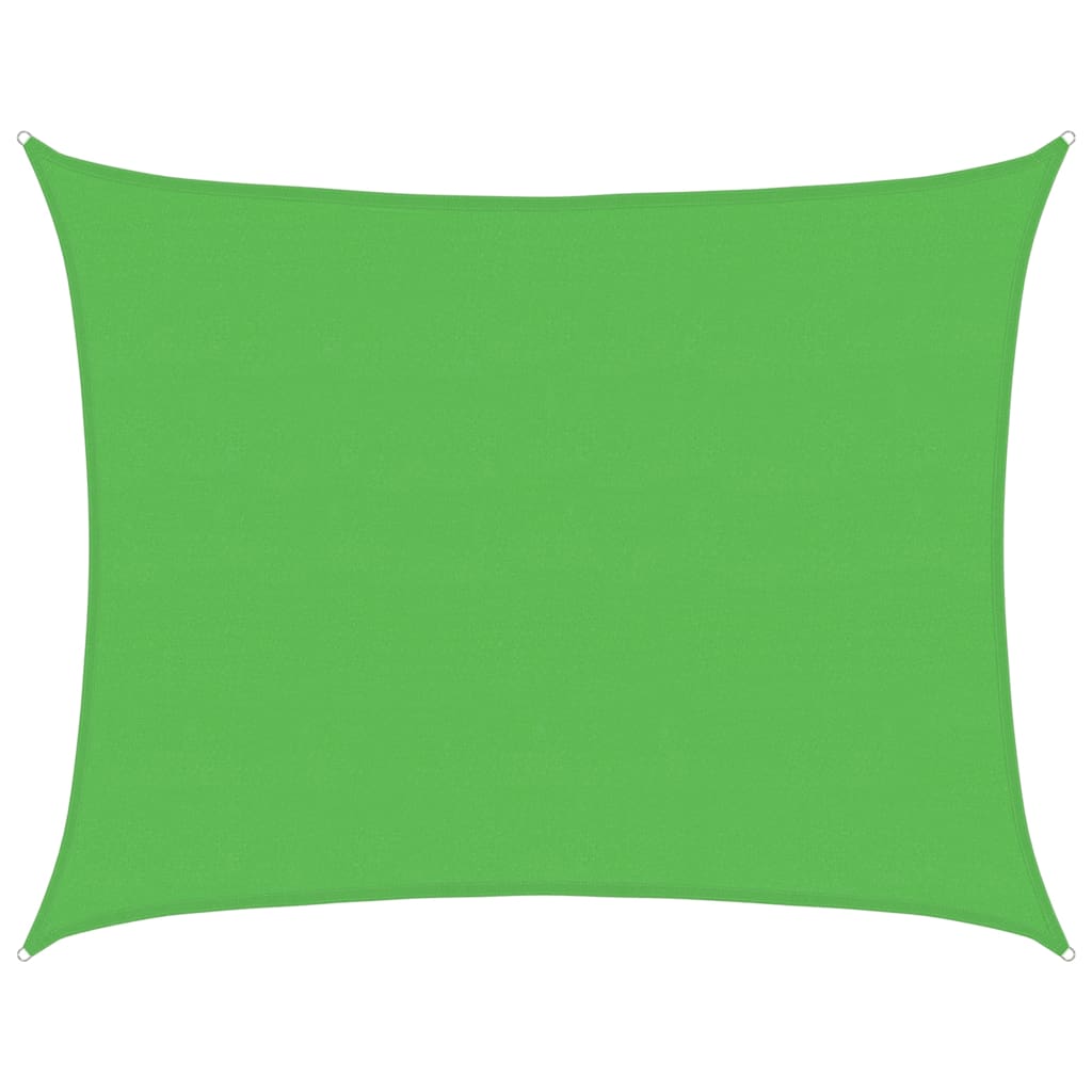 Sunshade Sail 160 g/m² Light Green 6x8 m HDPE