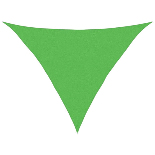 Sunshade Sail 160 g/m² Light Green 2.5x2.5x3.5 m HDPE