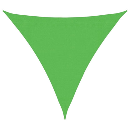 Sunshade Sail 160 g/m² Light Green 3.6x3.6x3.6 m HDPE