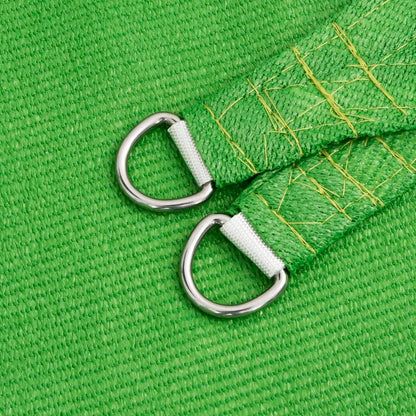 Sunshade Sail 160 g/m² Light Green 3.5x3.5x4.9 m HDPE
