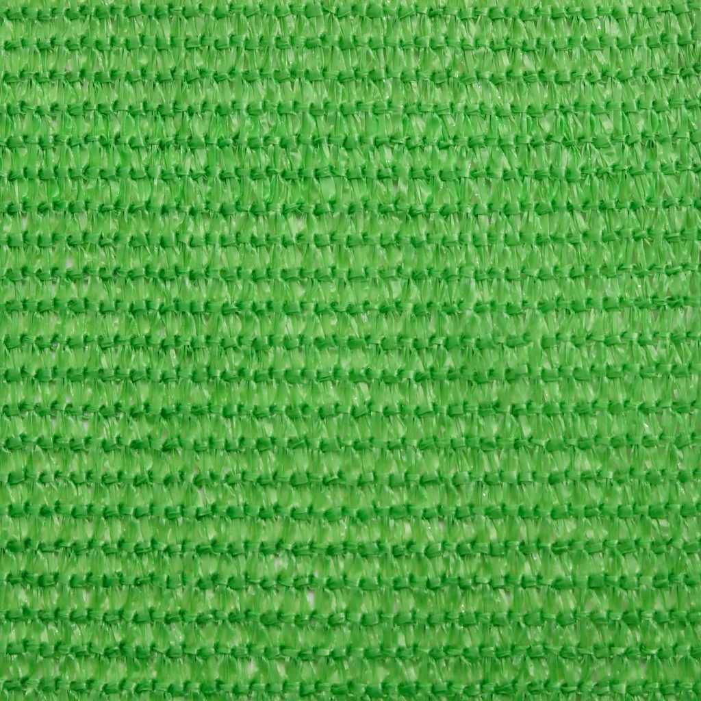 Sunshade Sail 160 g/m² Light Green 5x7x7 m HDPE