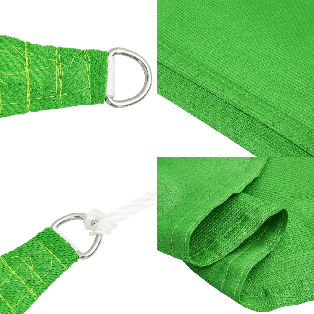 Sunshade Sail 160 g/m² Light Green 4/5x3 m HDPE
