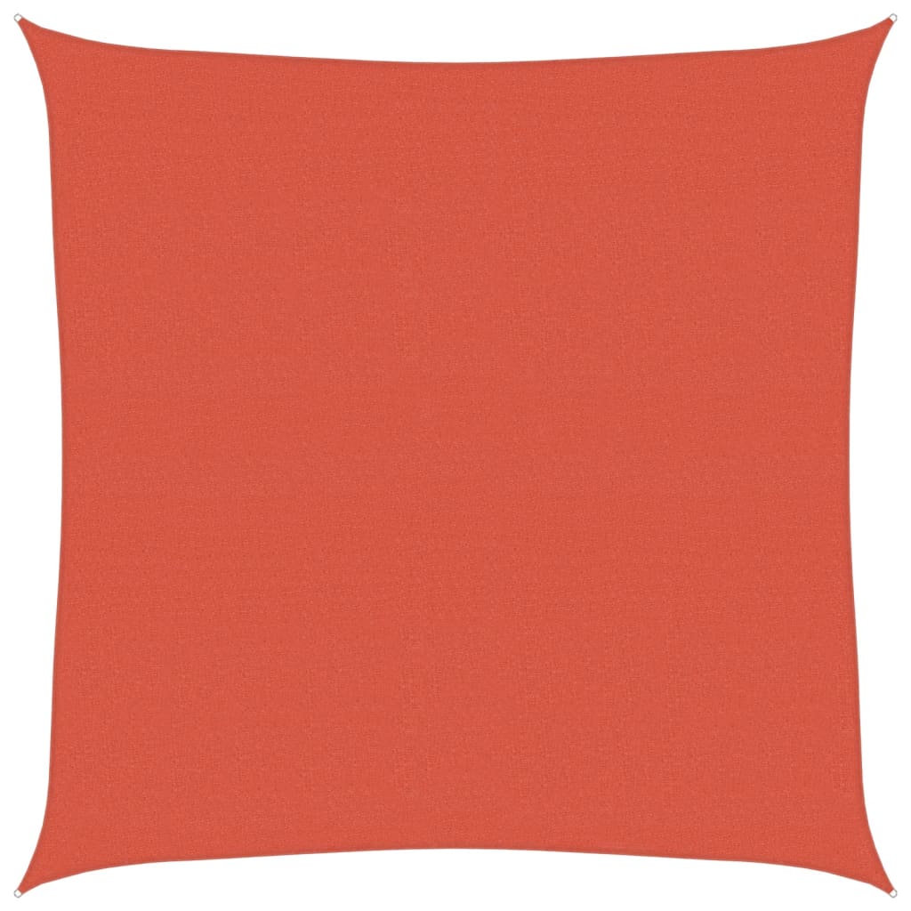 Sunshade Sail 160 g/m² Square Terracotta 4.5x4.5 m HDPE