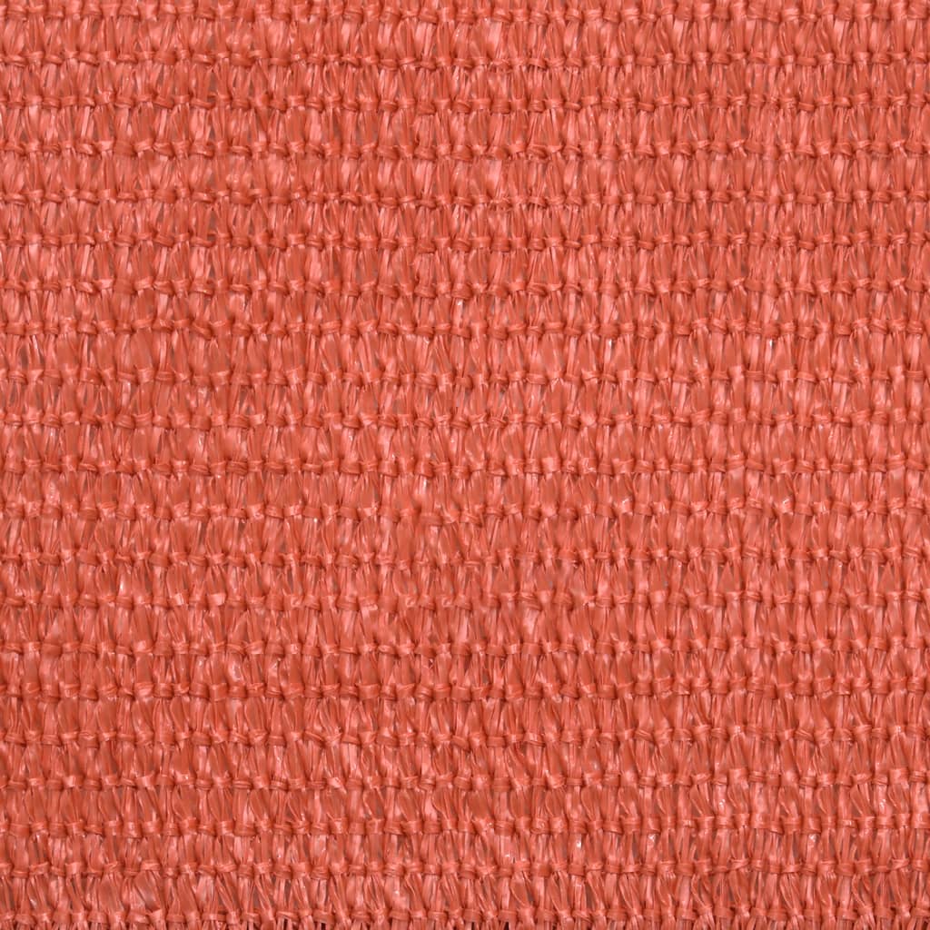 Sunshade Sail 160 g/m² Terracotta 5x5 m HDPE