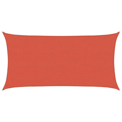 Sunshade Sail 160 g/m² Terracotta 2x4 m HDPE
