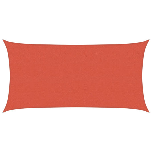 Sunshade Sail 160 g/m² Terracotta 2.5x4.5 m HDPE