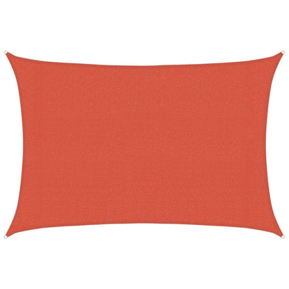 Sunshade Sail 160 g/m² Terracotta 3x4 m HDPE