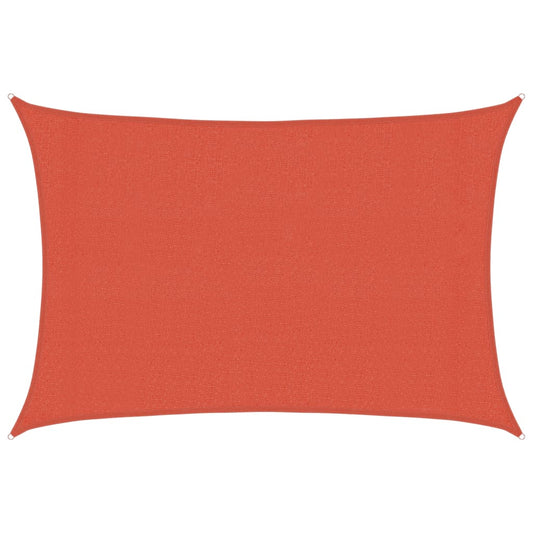 Sunshade Sail 160 g/m² Terracotta 3x4.5 m HDPE