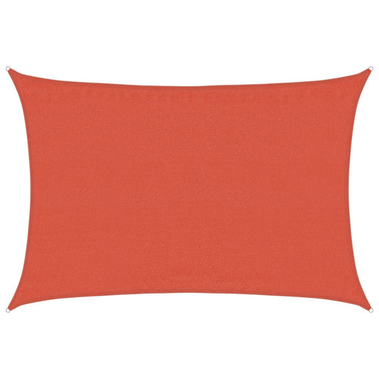 Sunshade Sail 160 g/m² Rectangular Terracotta 3.5x5 m HDPE
