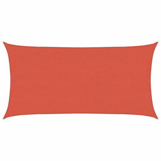 Sunshade Sail 160 g/m² Terracotta 4x7 m HDPE