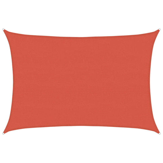 Sunshade Sail 160 g/m² Terracotta 5x7 m HDPE