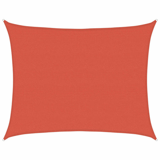 Sunshade Sail 160 g/m² Terracotta 6x7 m HDPE
